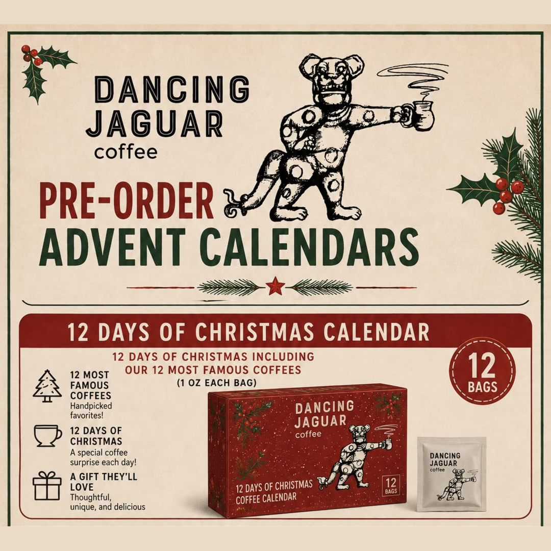 Dancing Jaguar Coffee - 12 Days of Christmas Calendar | PRE-ORDER