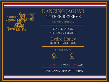 America 250 Dancing Jaguar Coffee Reserve (PRE ORDER< SHIPINGS STARTS ON JUNE 15)