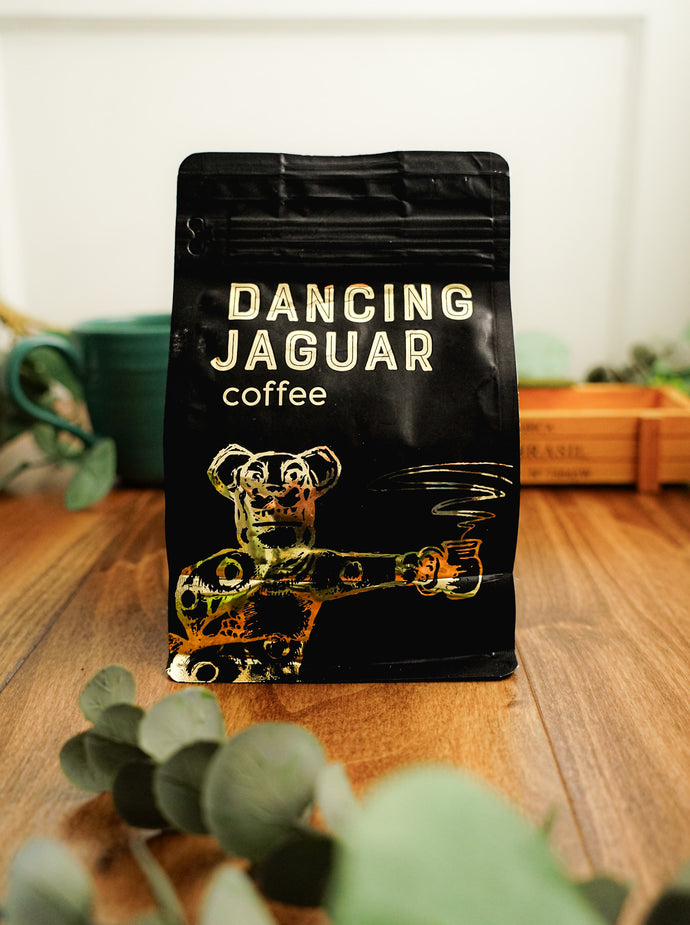 Dancing Jaguar Coffee — AD 1975