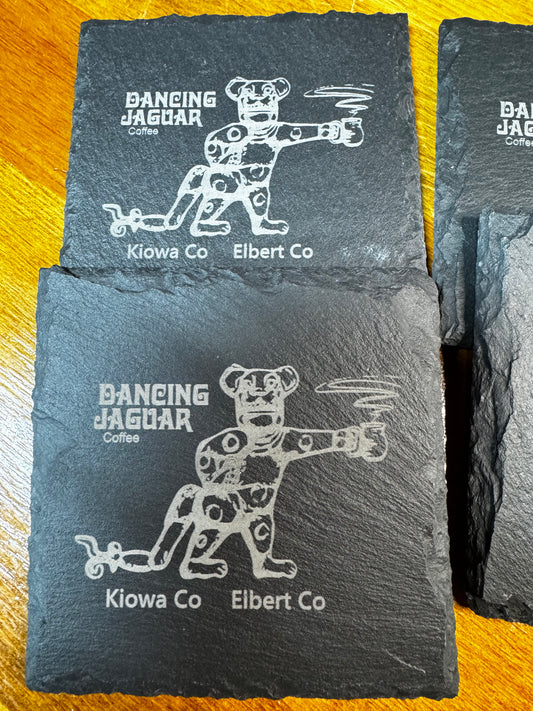 Dancing Jaguar Coffee Coaster