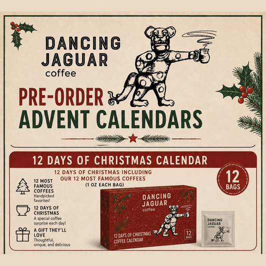 Dancing Jaguar Coffee - 12 Days of Christmas Calendar | PRE-ORDER