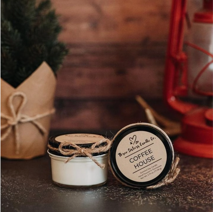 Coffee House Scented Soy Candle 4 oz